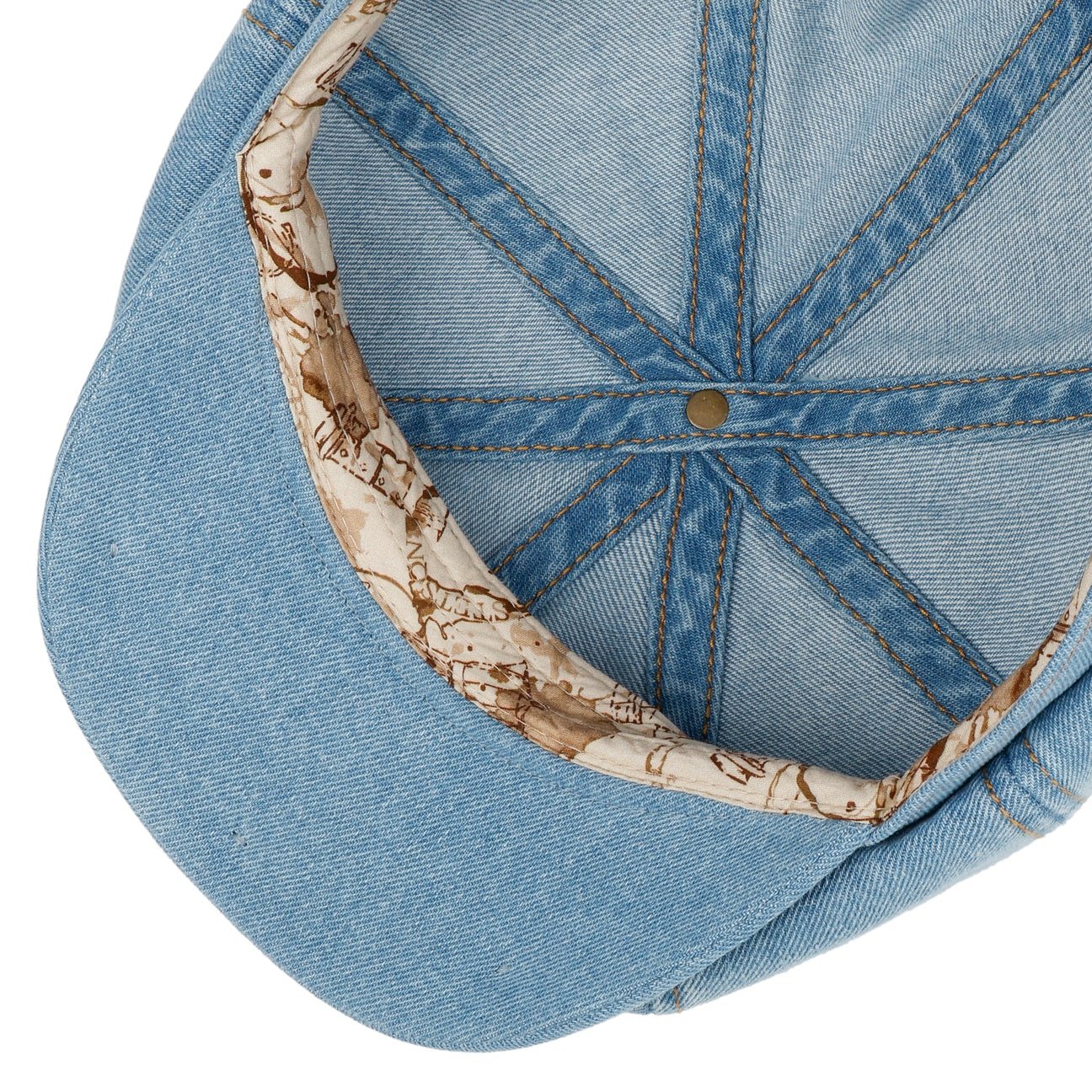 Hatteras Denim Barista Flat Cap - JJ Hat Center ®