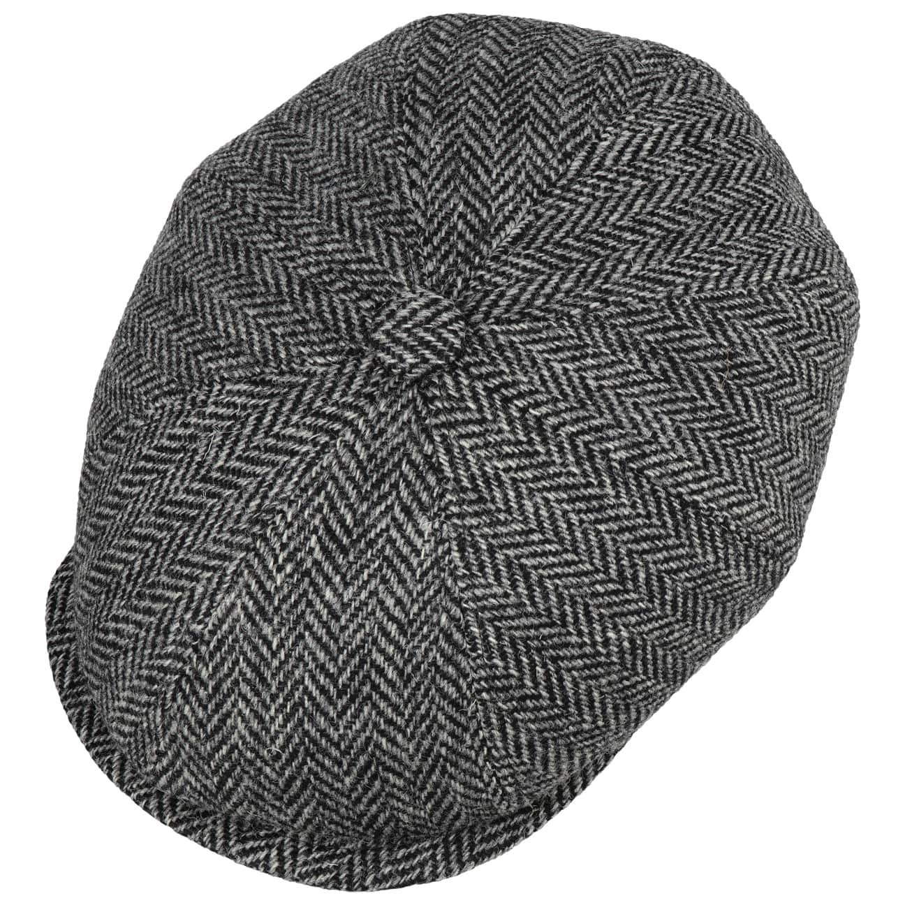 Harris Tweed Herringbone Flat Cap - JJ Hat Center ®