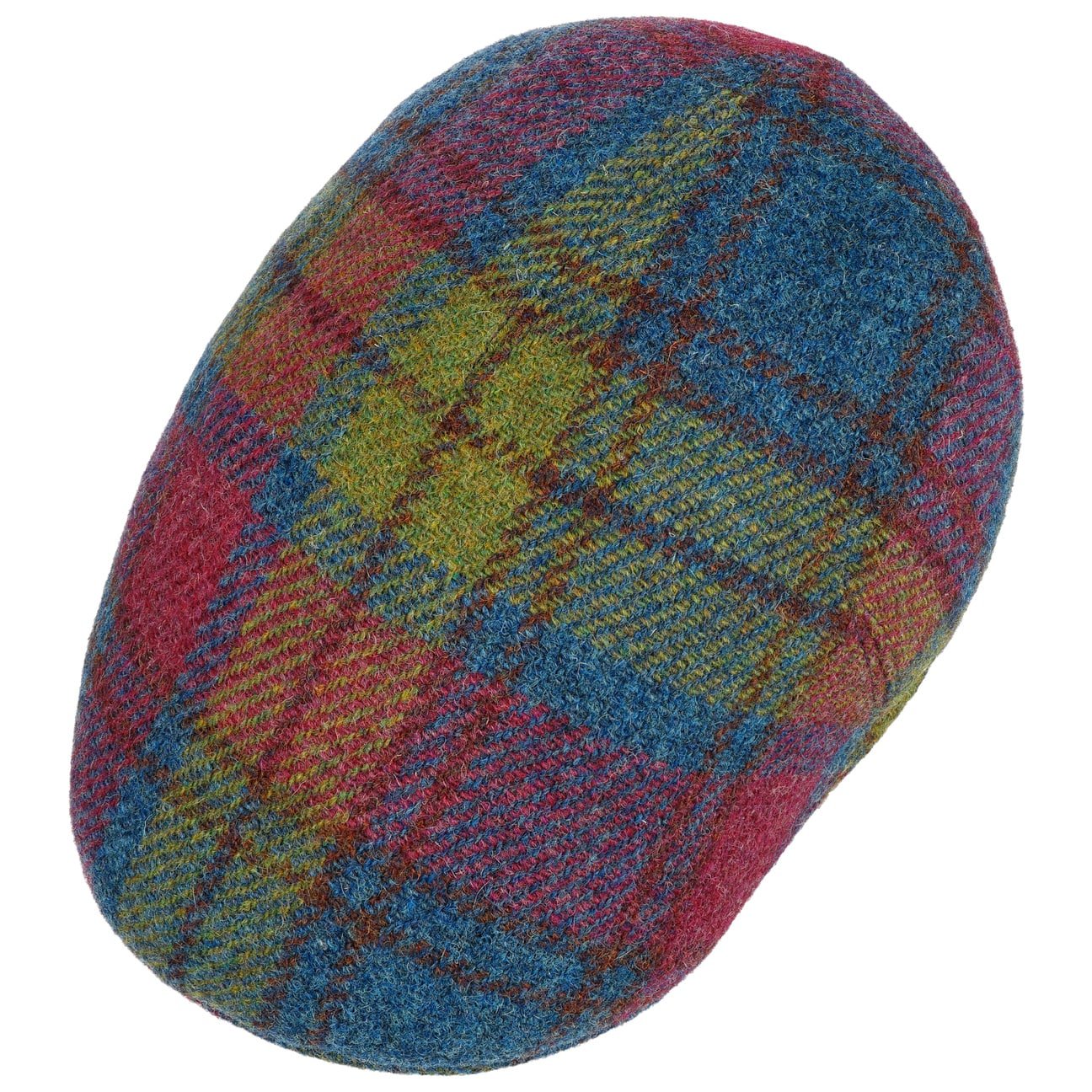Multicolour Harris Tweed Flat Cap - JJ Hat Center ®