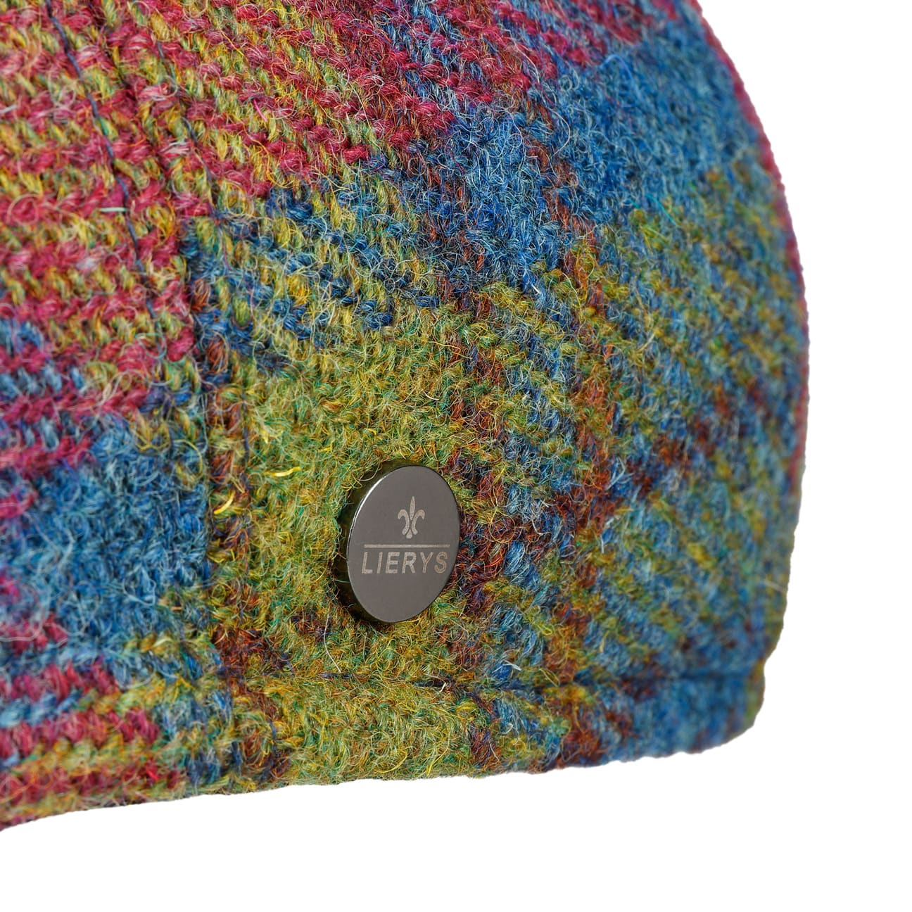 Multicolour Harris Tweed Flat Cap - JJ Hat Center ®