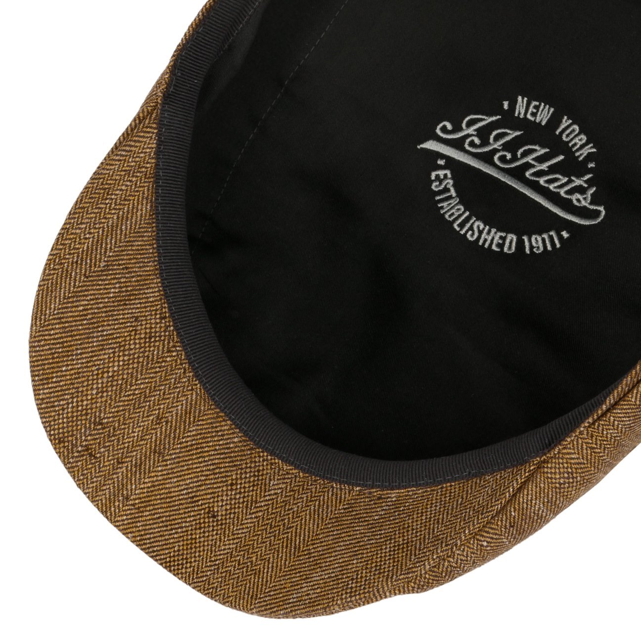 Vadena Herringbone Flat Cap - JJ Hat Center ®