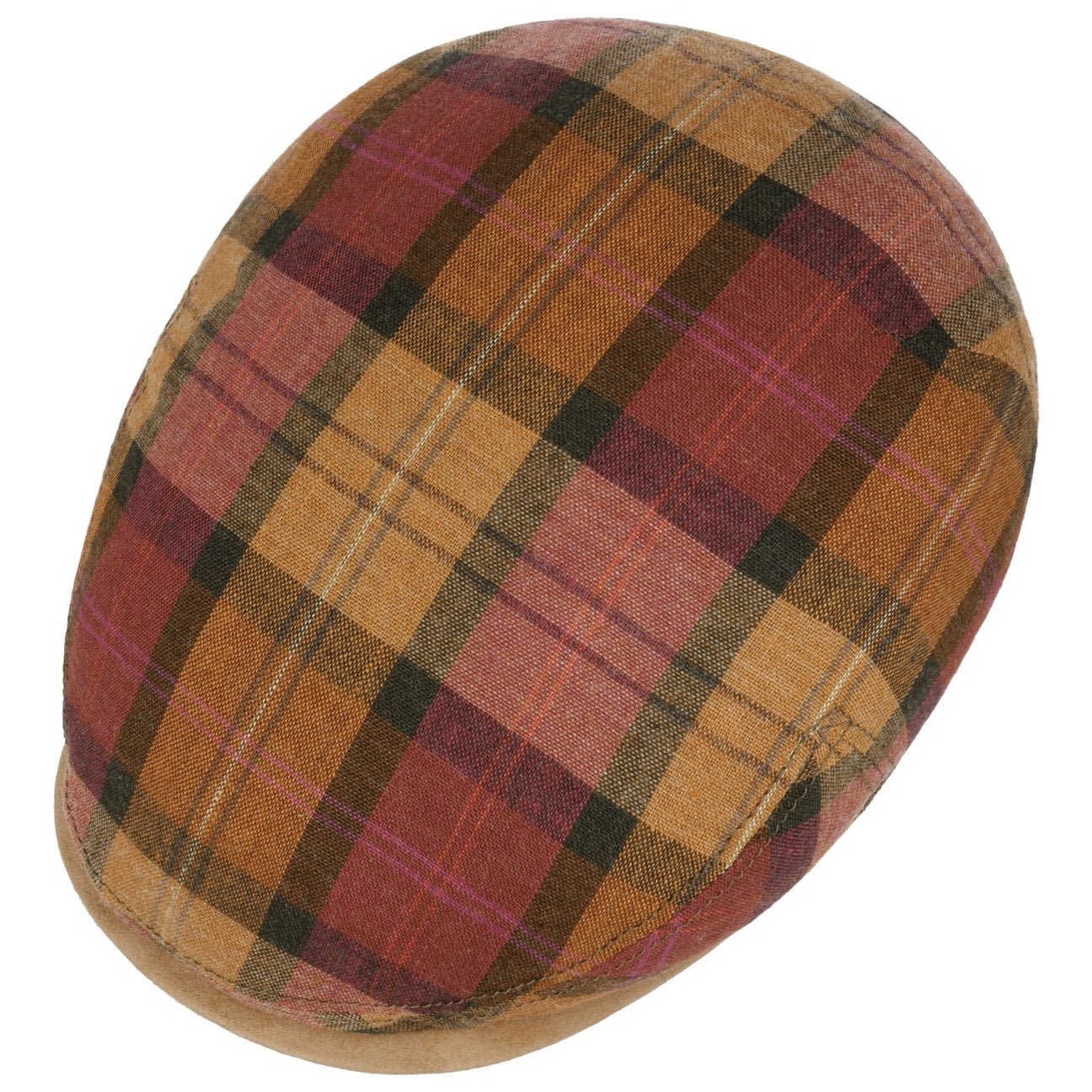 Denriva Check Driver Flat Cap - JJ Hat Center ®