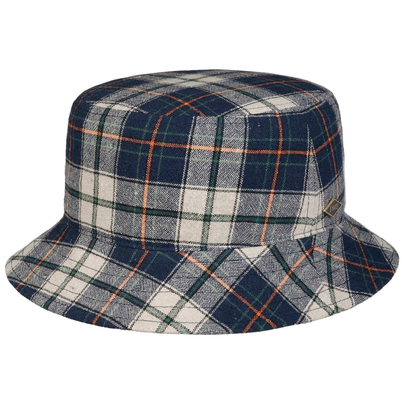 Caroma Check Cotton Bucket Hat - JJ Hat Center ®