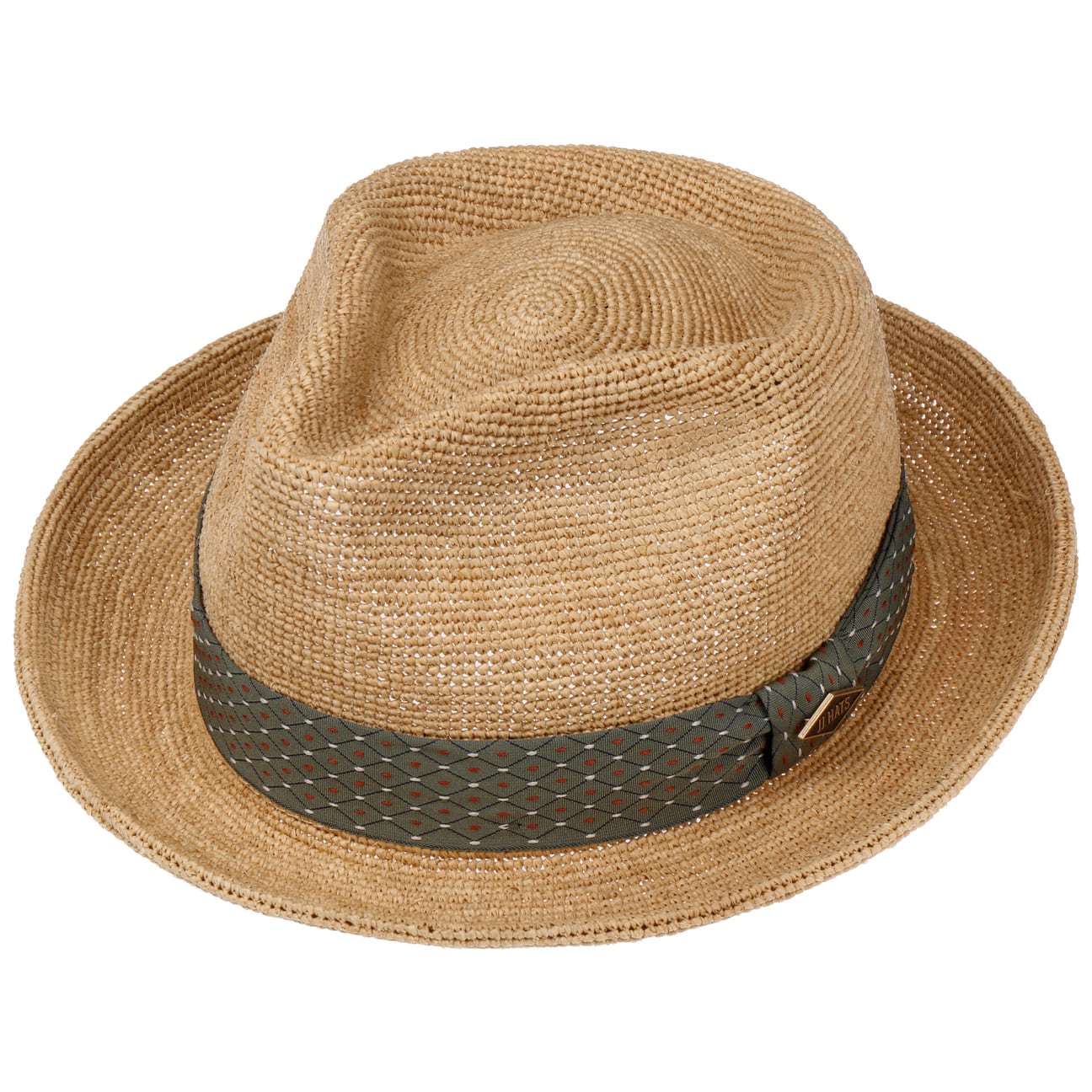 Crochet Fedora Raffia Hat - JJ Hat Center ®