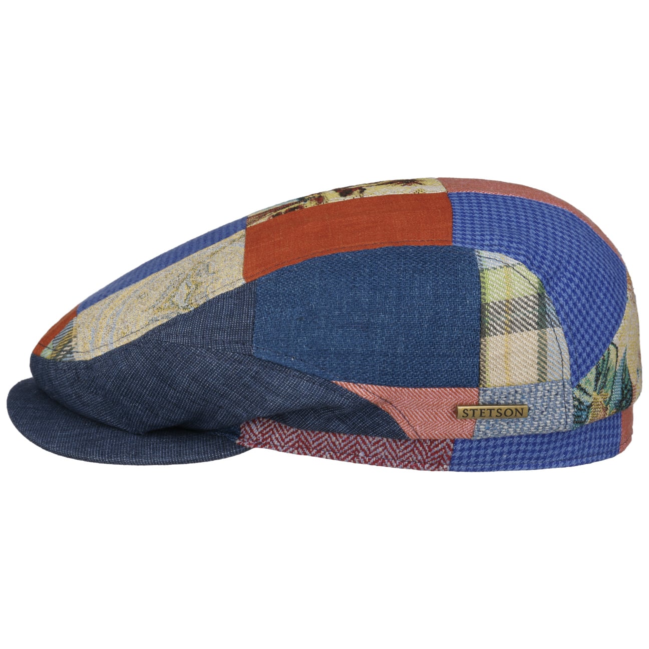 Summer Patchwork Driver Flat Cap - JJ Hat Center ®