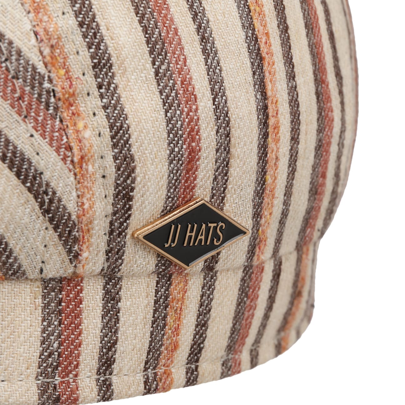 Tenscott 8 Panel Linen Flat Cap