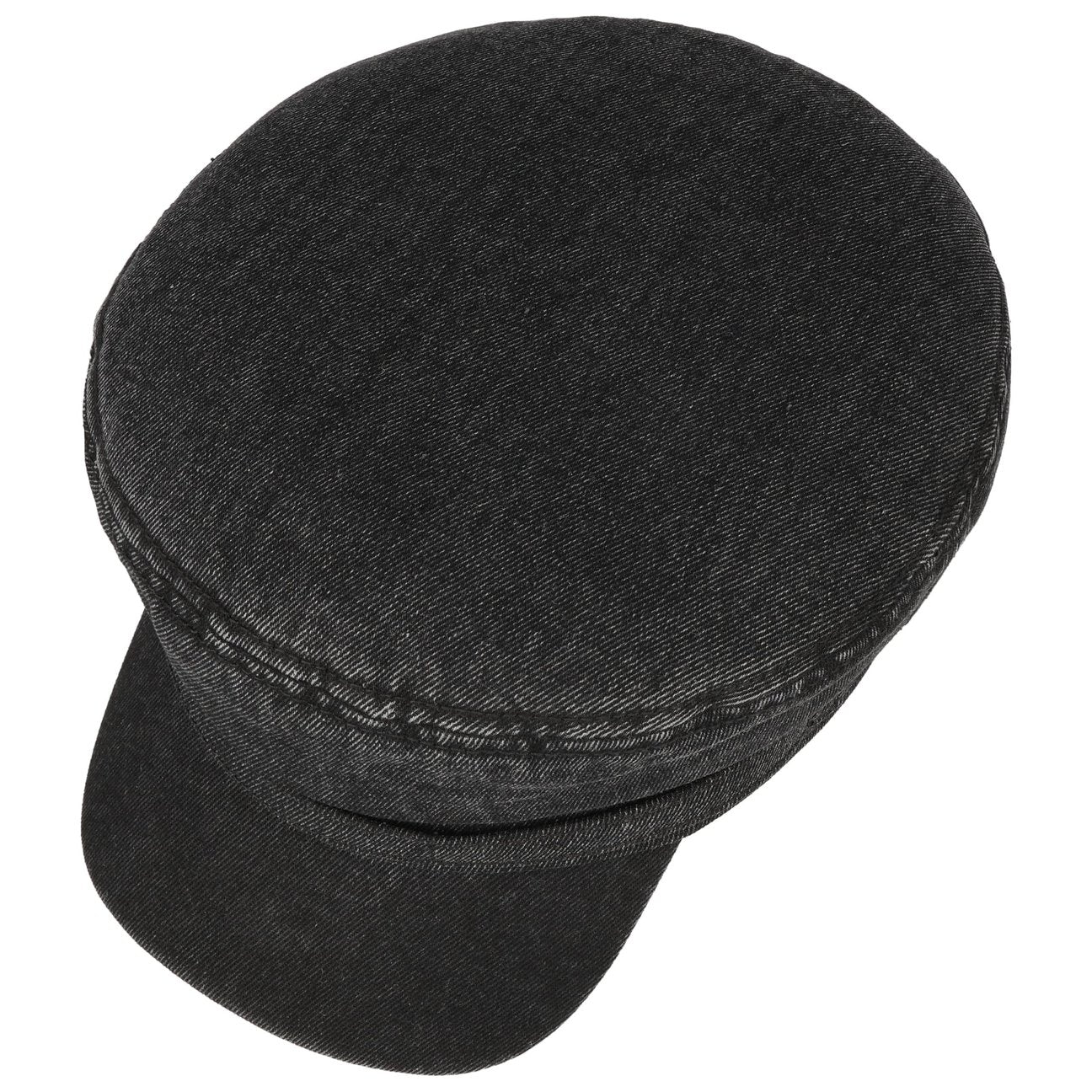 Black Denim Riders Fisherman's Cap