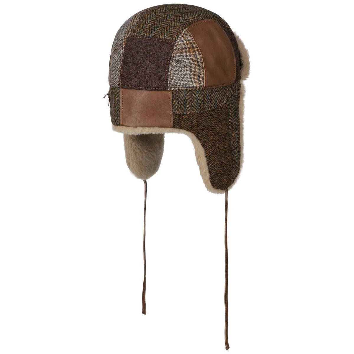 Patchwork Bomber Trapper Hat - JJ Hat Center ®